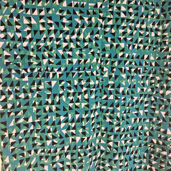 Calvin Klein sleeveless cowl neck teal & black blouse Plus Size- 2x - Picture 9 of 10